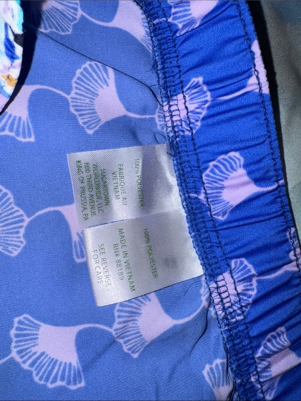 Lilly Pulitzer Royal Blue Palm-Print pajama set